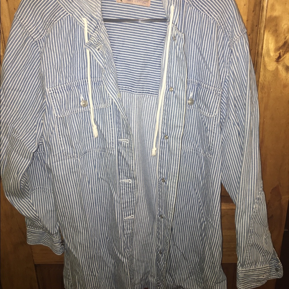 Oversized long sleeve shirt